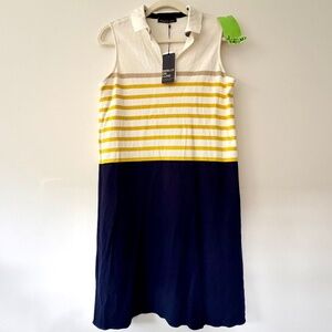 Maille de Luxe Galeries Lafayette Pique Color blocked Preppy Old Money NWT Sz 2